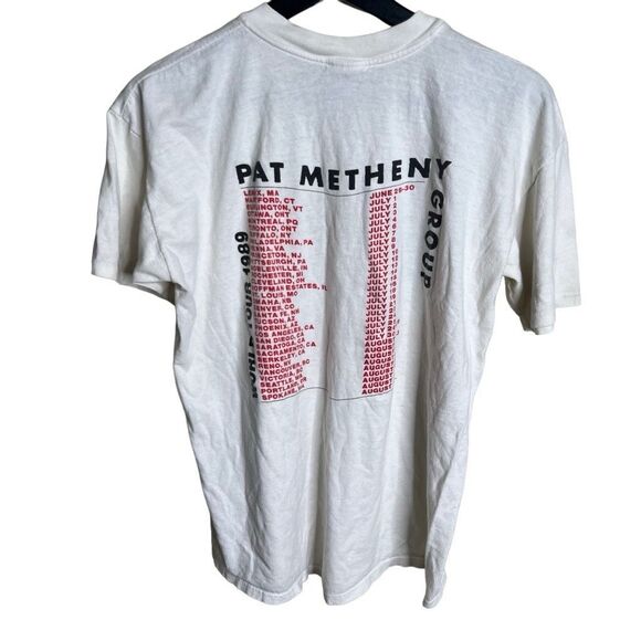 Vintage 80s Pat Metheny World Tour T Shirt Large - Picture 3 of 5
